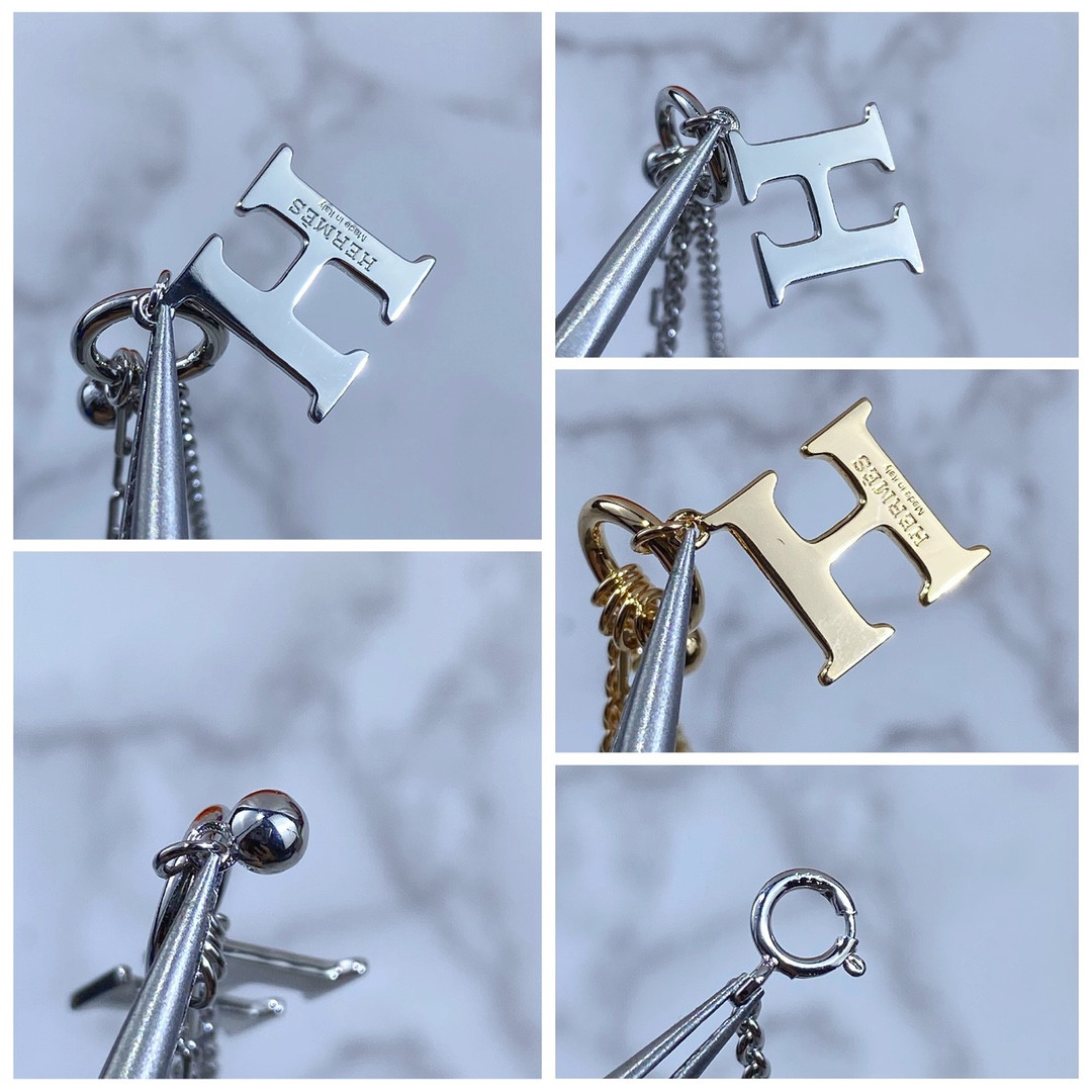 Hermès Mandarin Duck H Necklace