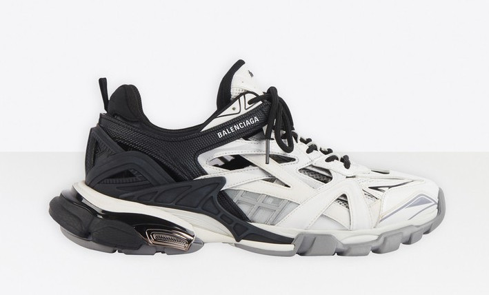 Balenciga Track Trainer Black White
