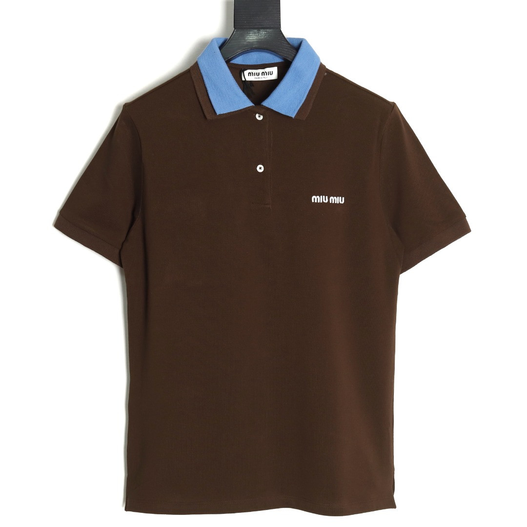 MIU MIU MM Short-sleeved Polo shirt