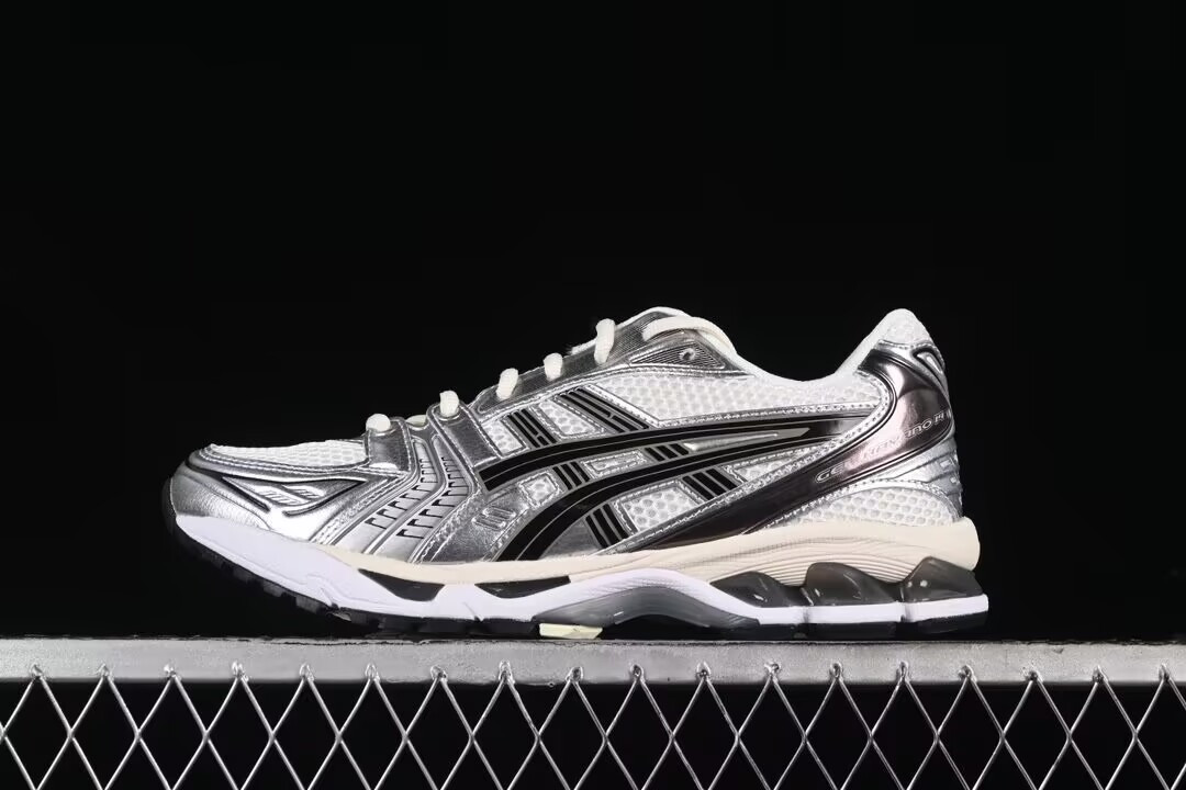 ua As*ic*s gel-kayano 14 cream black metallic plum