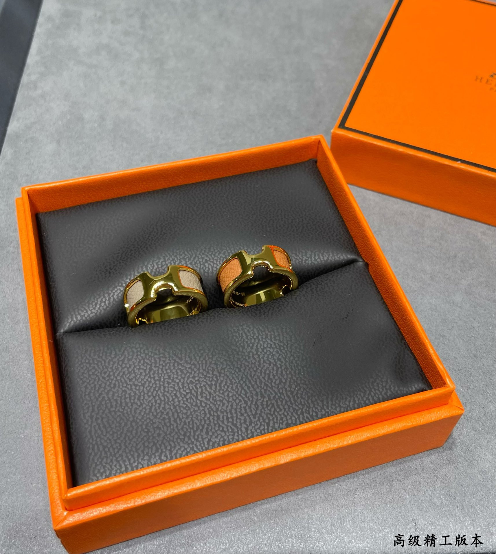 Hermès leather cord Ring