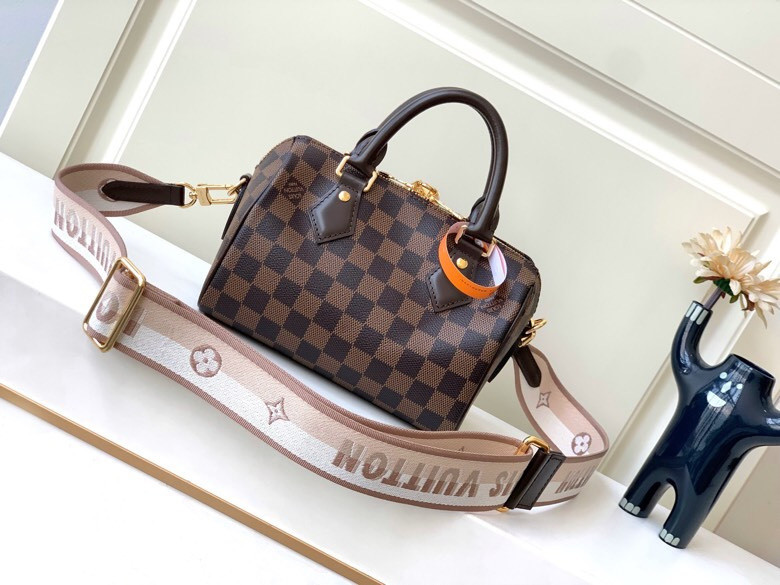 LV Speedy Bandoulière 20  N40489 8.1 x 5.3 x 4.7 inches