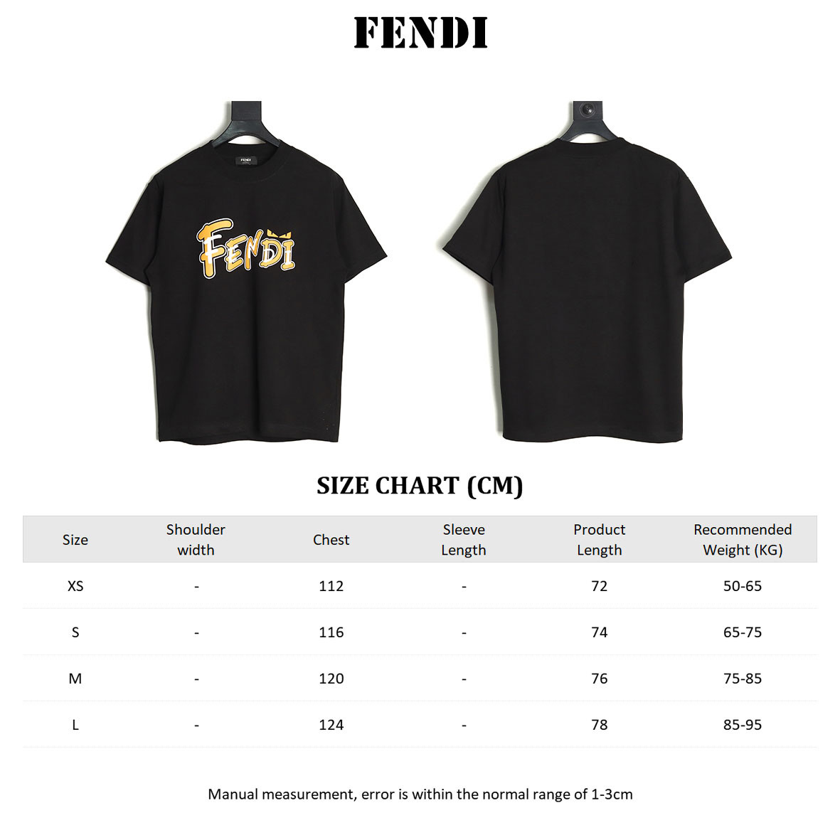 F**di 25ss short-sleeved t-shirt