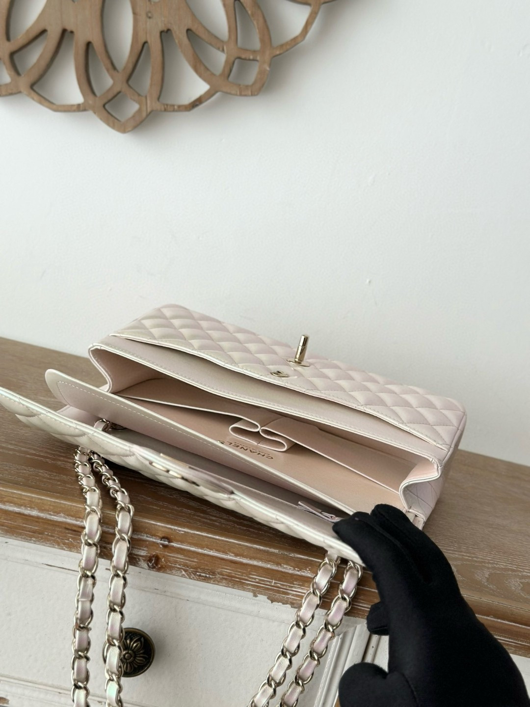 Ch*el classic flap handbag cf 25.5x 15x6cm