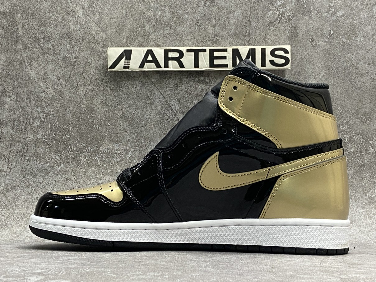 Air Jordan 1 Retro High NRG Patent Gold Toe