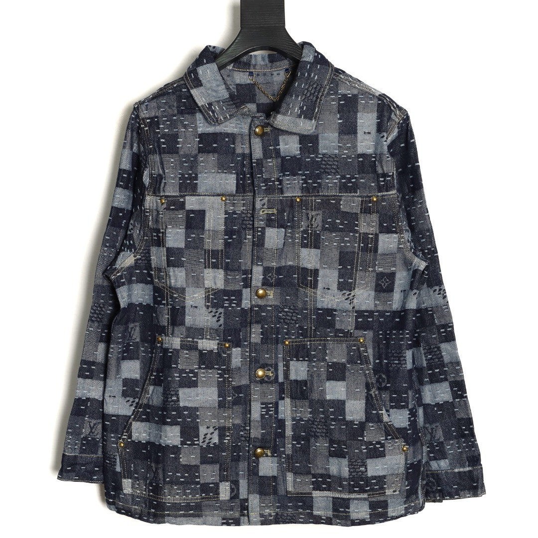 l0*is V*t0n 25fw denim jacket suit