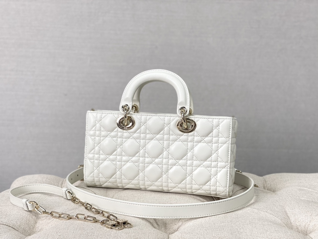 D*or lady d-joy bag medium white 26 x 13.5 x 5 cm